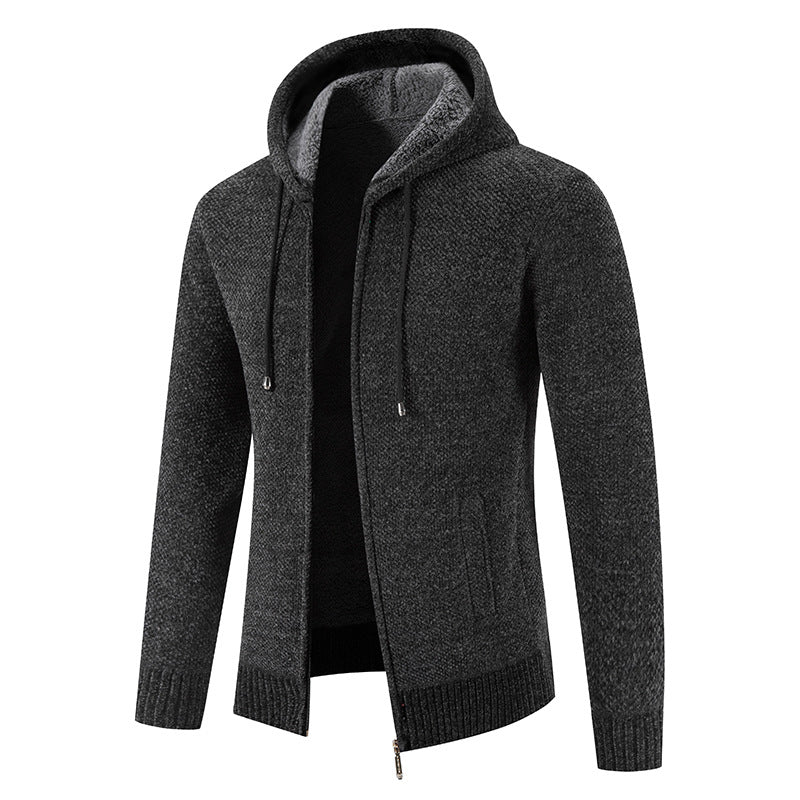 Herren Kapuzenjacke Weich Innenfutter Modern Design