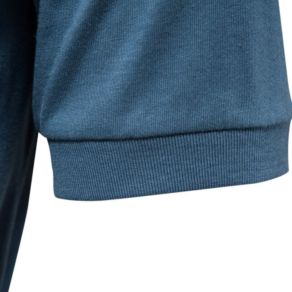 Herren Henley T-Shirt Kurzarm Modern Baumwolle