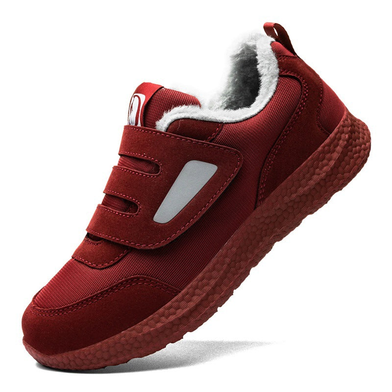 Damen Sneaker Bequem Fleecegefüttert Schnellverschluss Warm - BerlinGlamour