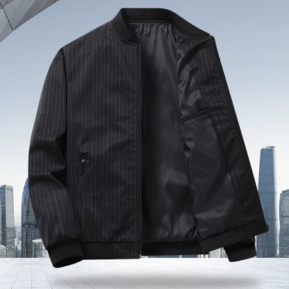 Herren Bomberjacke Urban Style Schwarz Weiß