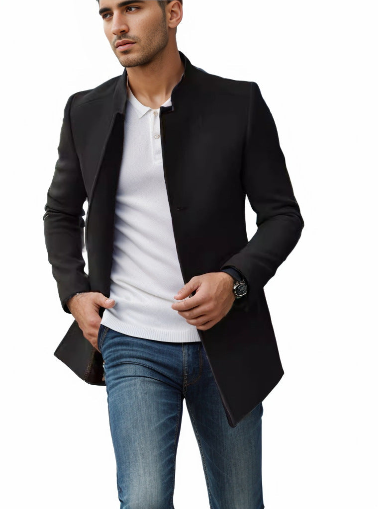 Modischer Steppblazer Herren Slim Fit Elegant