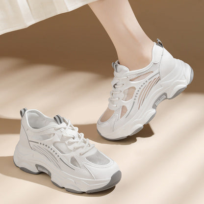 Damen Sneaker Sportlich Atmungsaktiv Dämpfend