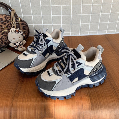 Damen Sneaker Sportlich Chunky Sneakers trendy Design