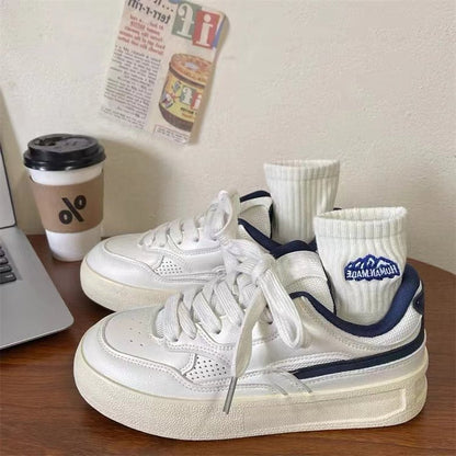 Damen Plateau Sneaker Sportlich Atmungsaktiv Komfort - BerlinGlamour