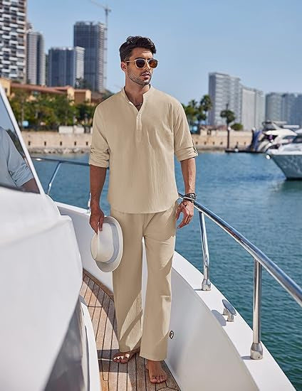 Herren Lounge Set Bequem Relaxed Fit Casual