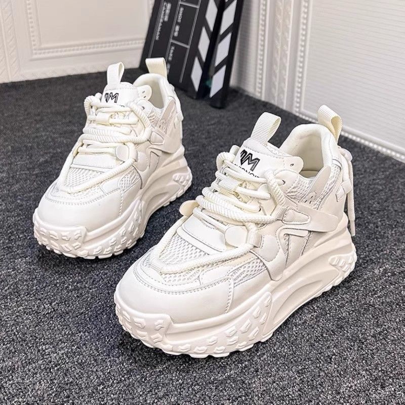 Damen Sneaker Chunky Reflektierend Komfortabel Sportlich