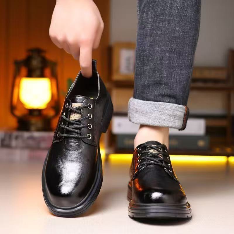 Herren Schnürschuhe Elegante Rutschfest Atmungsaktiv