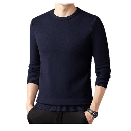Herren Pullover Rundhals Feinbaumwolle Eleganter Style