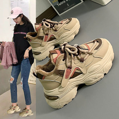 Damen Sneaker Chunky Bequem Atmungsaktiv Stylish - BerlinGlamour