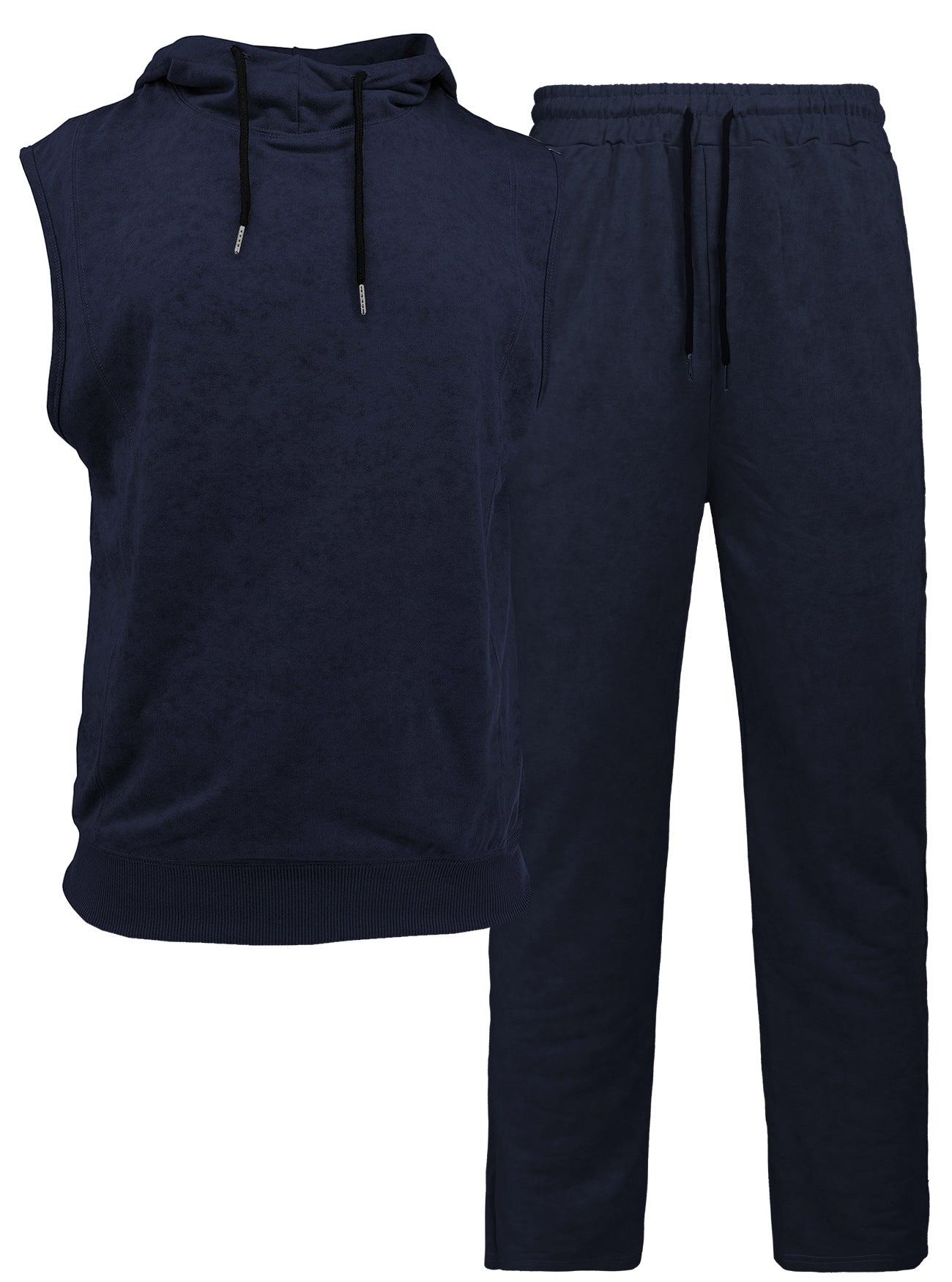 Herren Sportset Ärmellos Hoodie Jogginghose Bequem