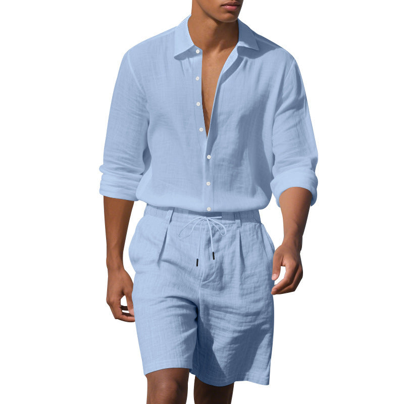Herren Kurzarmhemd Elegantes Slimfit Modern