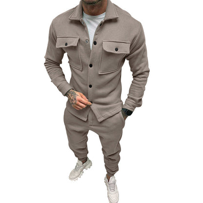 Herren Anzug Freizeit Modern mit Taschen