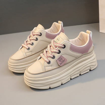 Damen Sneaker Plateau Sportschuhe Komfortabel Modisch Höher