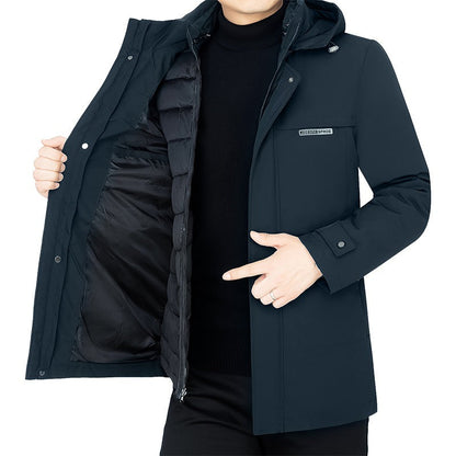 Herren Wasserabweisende Wattierte Winterjacke - BerlinGlamour