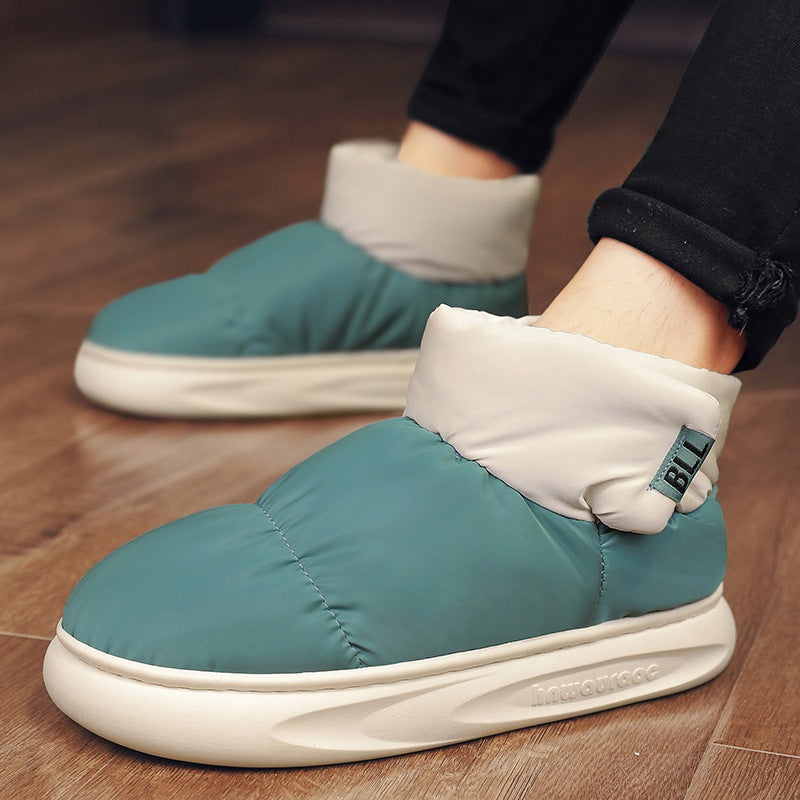 Damen Sneaker Hoch Kragen Warm KuschelSchuhe