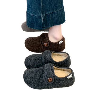Damen Fleece Clogs Warm Bequem Rutschfest