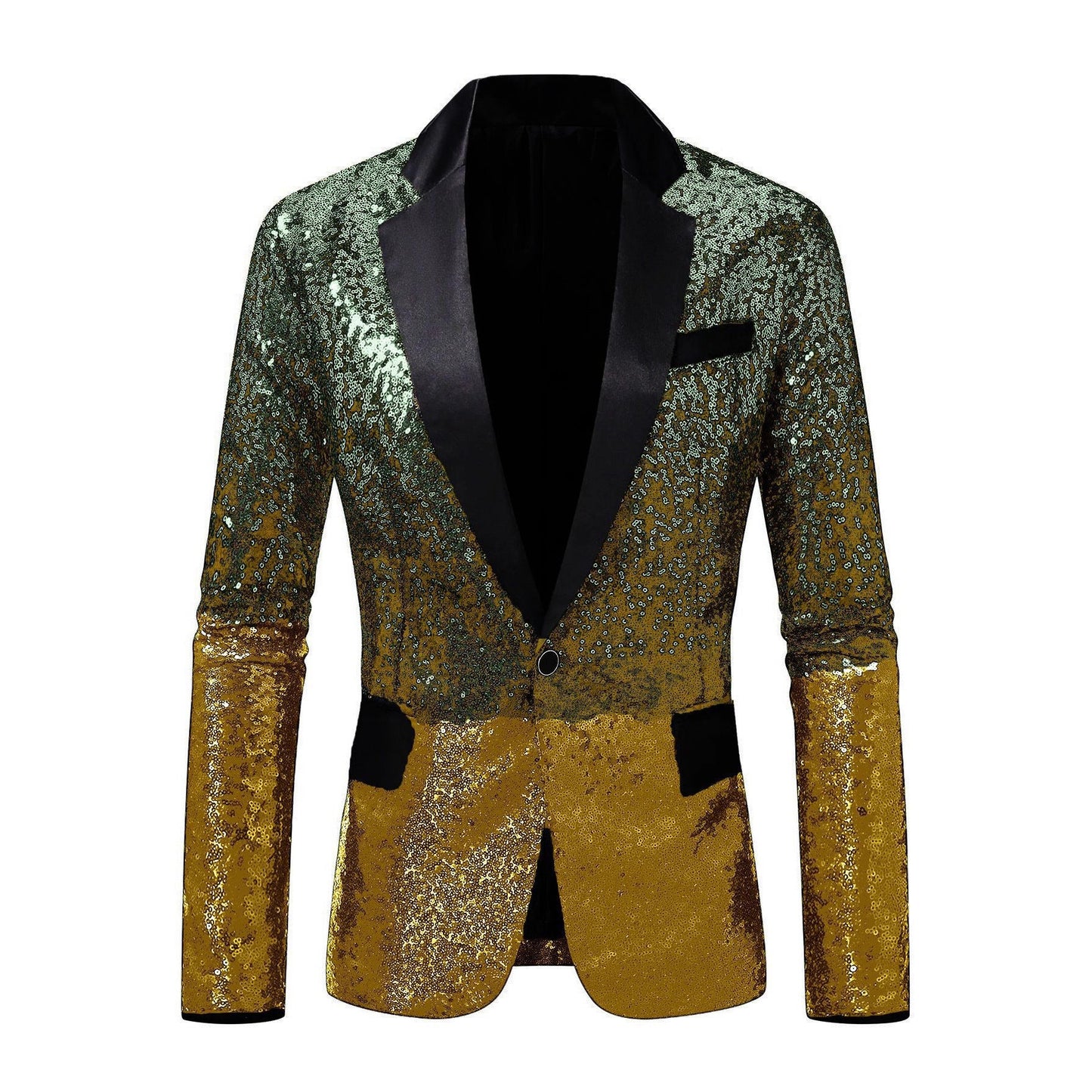 Herren Anzugblazer Elegant Pailletten Luxus Blazer Modern