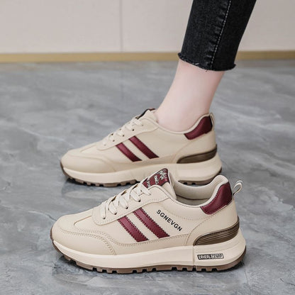 Damen Sneaker Sportlich Bequem Mit Gummi Sohle