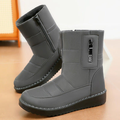 Damen Winterstiefel Warmfutter Rutschfest Schnee Stiefel