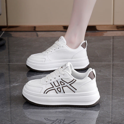 Damen Sneaker Hochplateau Elegante Sportschuhe Frauen