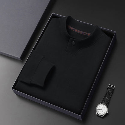 Herren Poloshirt Elegantes Design Stehkragen Modern