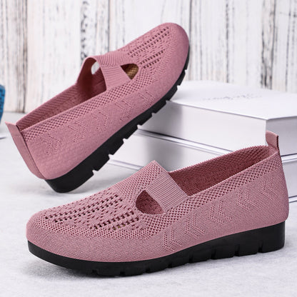 Damen Freizeitschuhe Atmungsaktiv Bequem Elastisch