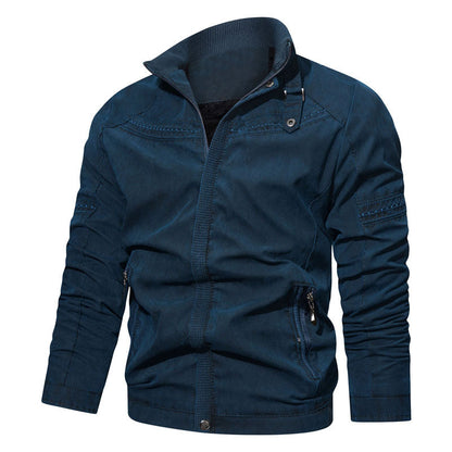 Herren Übergangsjacke Robust mit Steppung und Reißverschlusstaschen