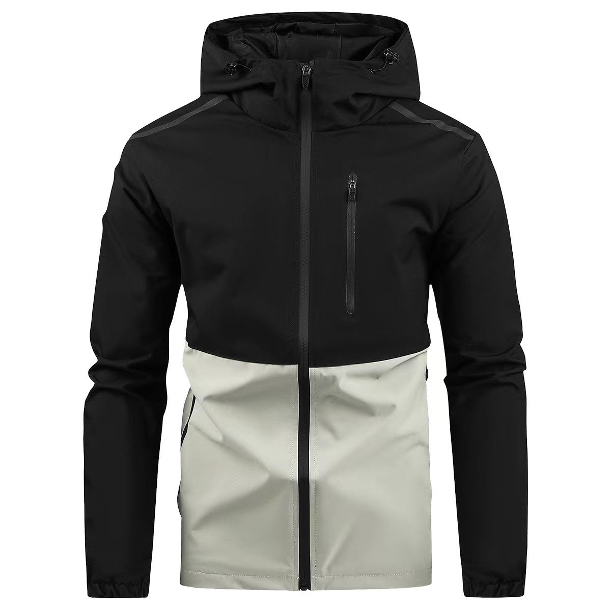 Herren Funktionsjacke mit Kapuze Atmungsaktiv Wasserdicht