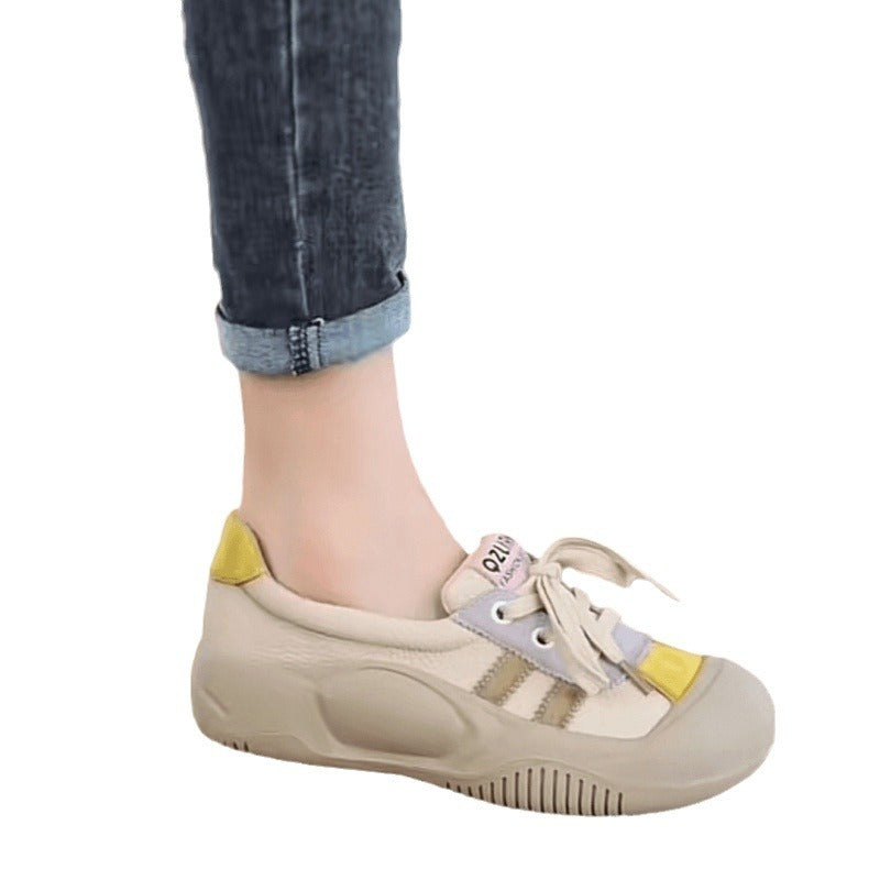 Damen Sneaker Sportlich Schnürschuhe Moderne Mode