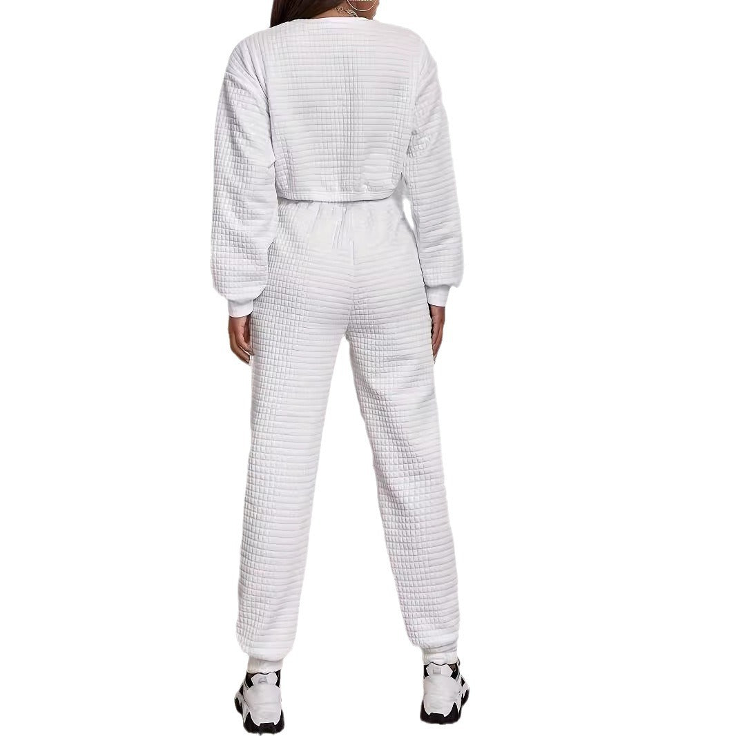Damen Jogginganzug Quilted Warm Set