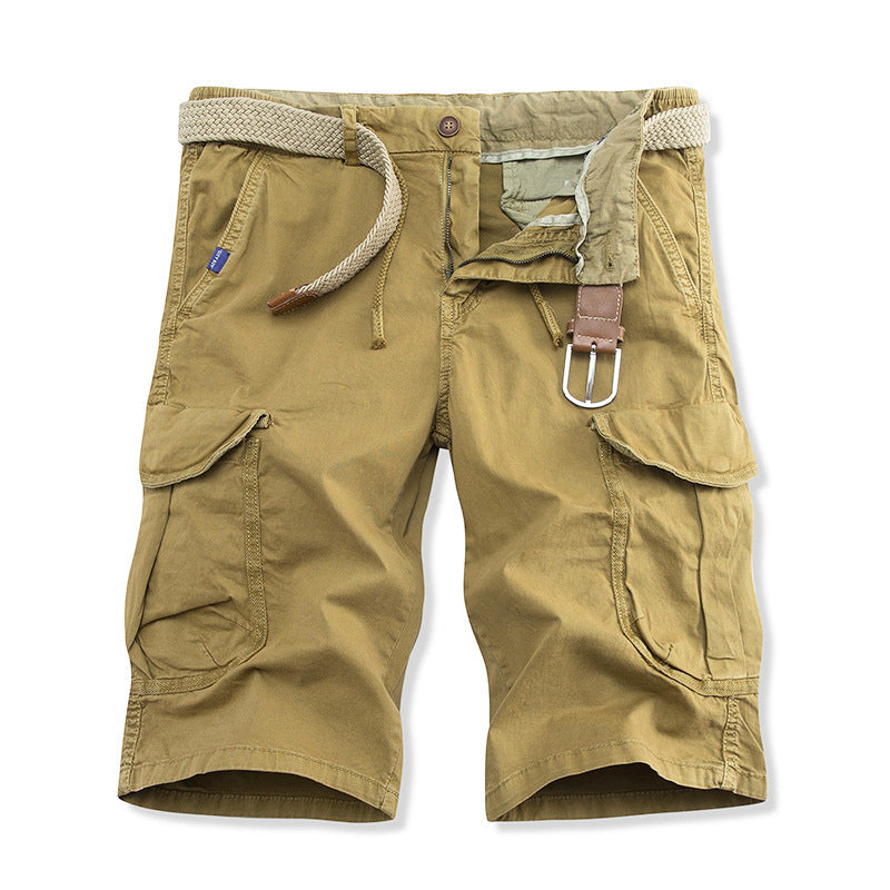 Herren Cargoshorts Bequem mit Taschen und Kordelzug - BerlinGlamour