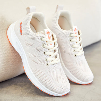 Damen Sportsneaker Leicht Atmungsaktiv Laufschuhe Komfort