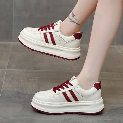 Damen Sportliche Sneaker Plateau Schuhe Atmungsaktiv