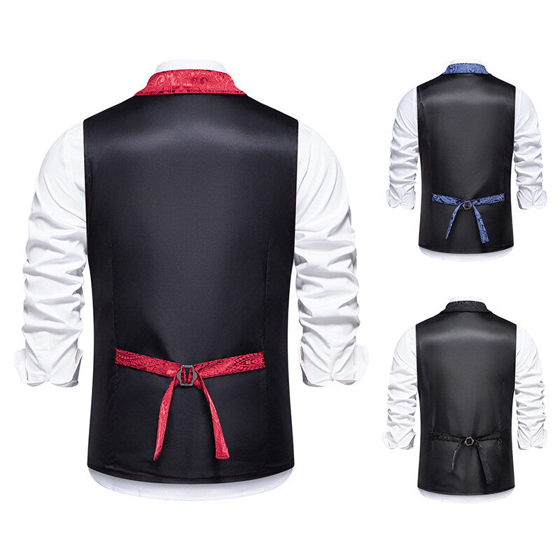 Herren Weste Elegante Mit Muster Berlin Stil
