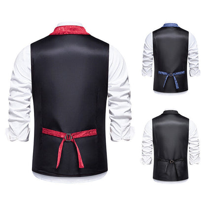 Herren Weste Elegante Mit Muster Berlin Stil