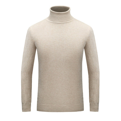 Herren Rollkragenpullover Feine Wolle Eleganter Style