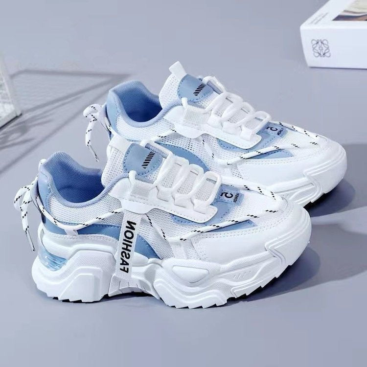 Damen Sneaker Sportlich Leicht Mesh Laufsohle - BerlinGlamour