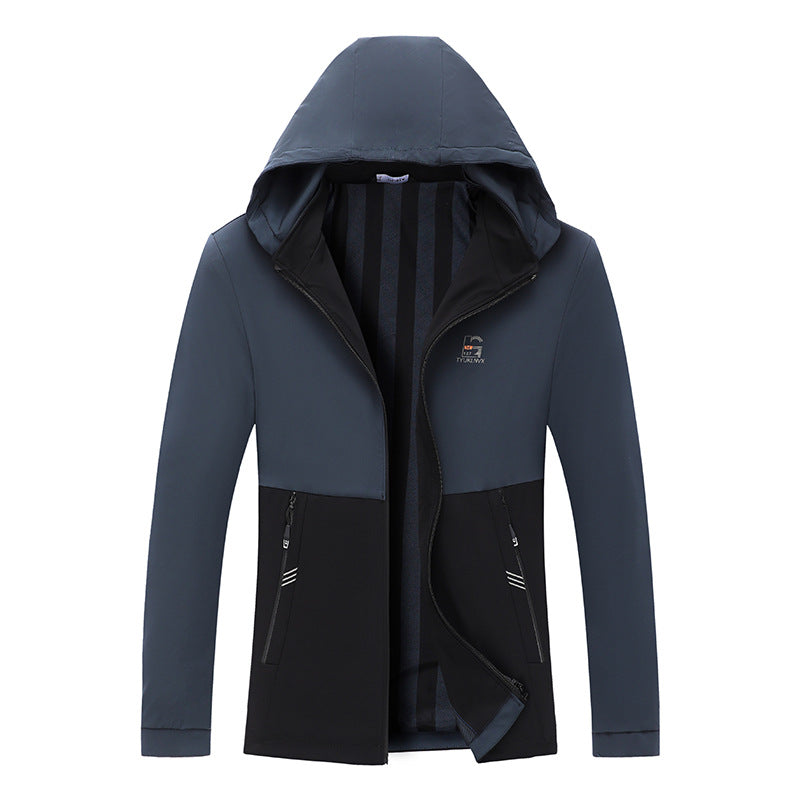 Herren Sportjacke Leicht Wasserabweisend