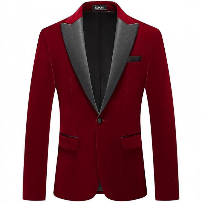 Herren Smoking Blazer Elegant Berlin Schwarz