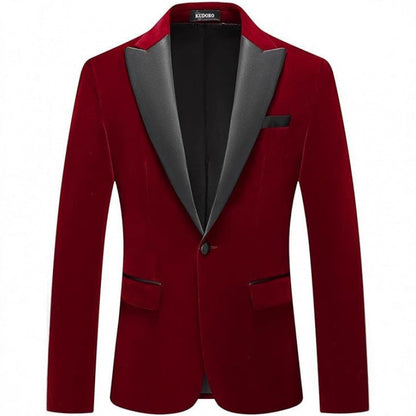 Herren Smoking Blazer Elegant Berlin Schwarz