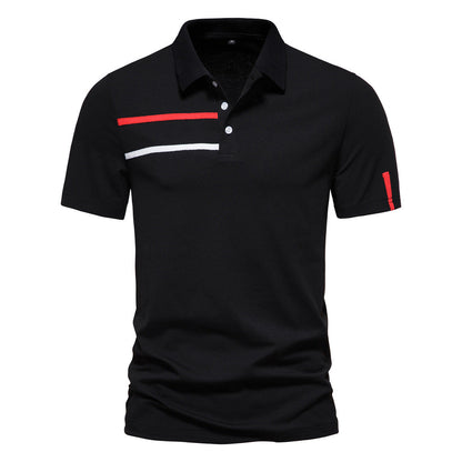 Herren Poloshirt Modern mit Farbdesign und Style