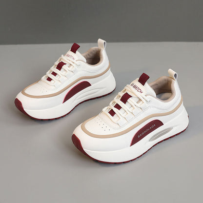 Damen Sneaker Plattform Schuhe atmungsaktiv und dampfend