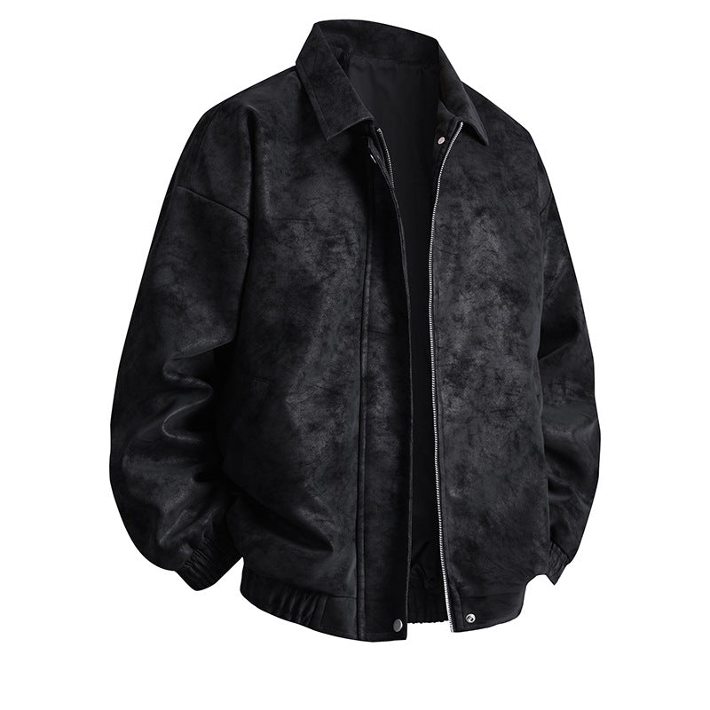 Männer Lederjacke Bomber Modern Lässig Schnitt - BerlinGlamour