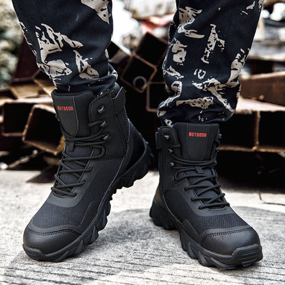 Herren Outdoor-Schuhe High-Top Strapazierfähig Rutschfest