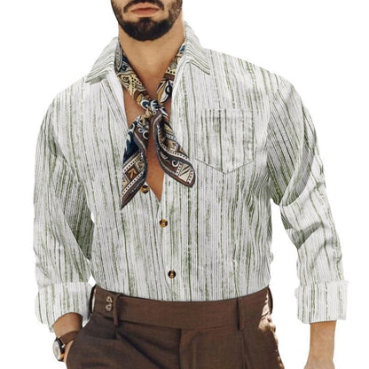Elegantes Herren Hemd mit Knopfleiste Modern