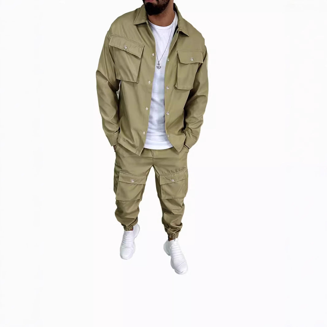 Herren Cargo Hose Ensemble Modern Funktional