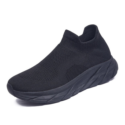 Damen Sneaker Atmungsaktiv Strick Schuhe Bequem Flexibel