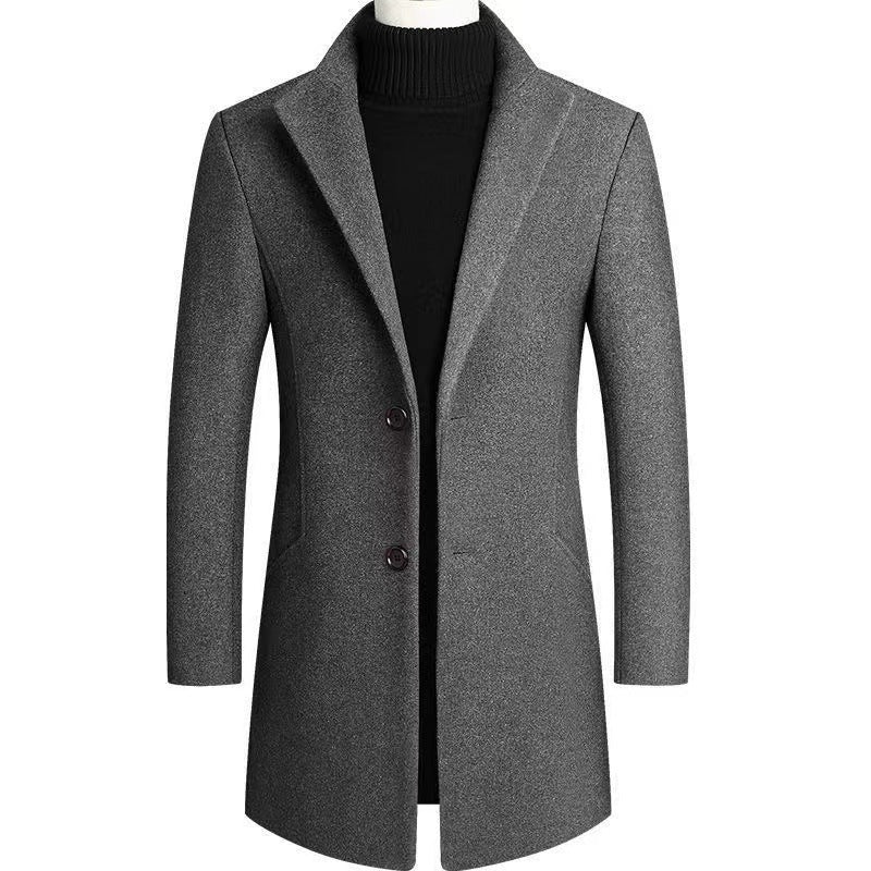 Herren Wollmantel Modern Klassisch Eleganter Schnitt - BerlinGlamour