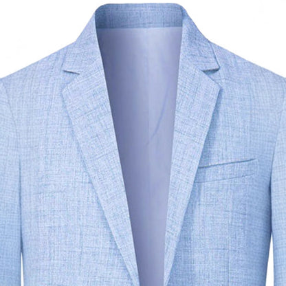Herren Blazer Slim Fit Leicht Gefüttert Klassisch