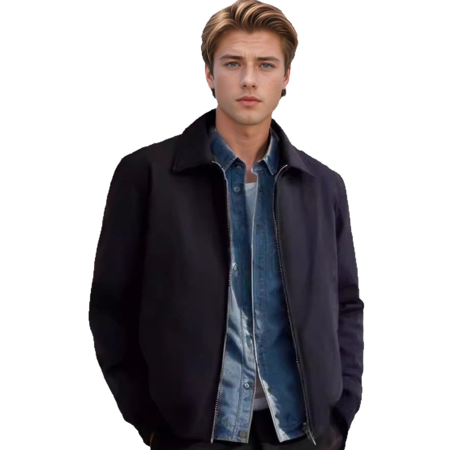 Herren Bomberjacke Modern Slim Fit Berlin Style
